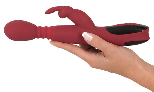 Thrusting Rotating And Warming Rabbit Vibrator - UABDSM