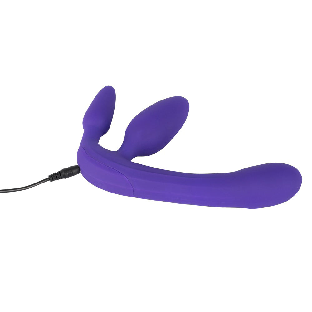 Triple Teaser Vibrating Strapless Strap-On - UABDSM