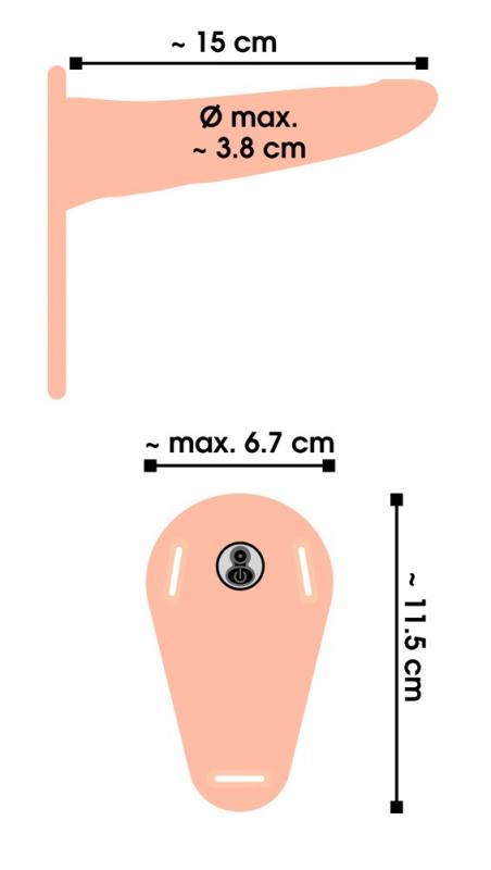 Strap-On With Vibrating Dildo - UABDSM