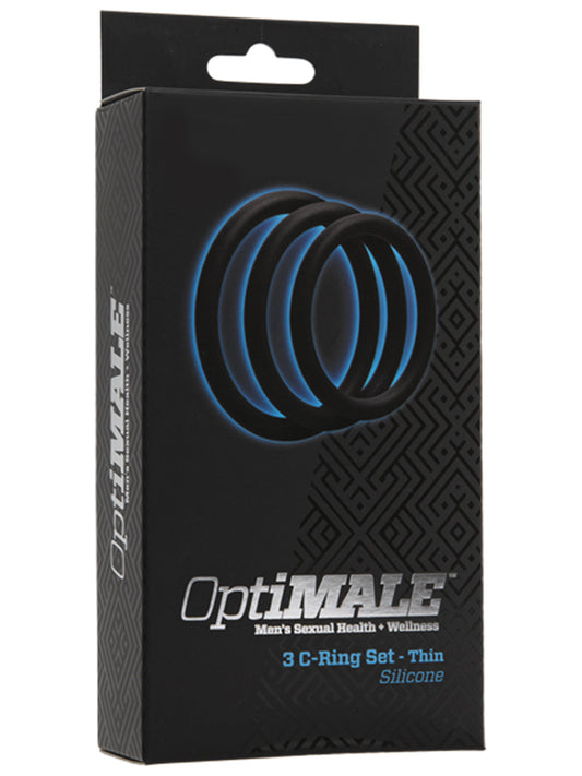 3 C-Ring Set - Thin - Black - UABDSM