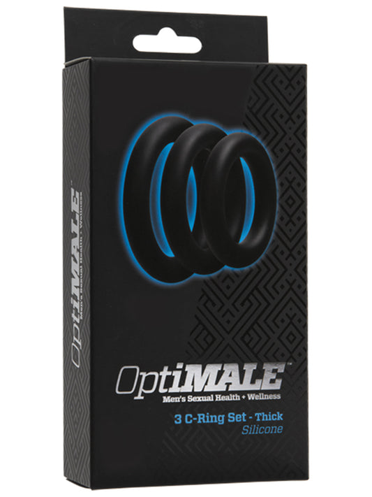 3 C-Ring Set - Thick - Black - UABDSM