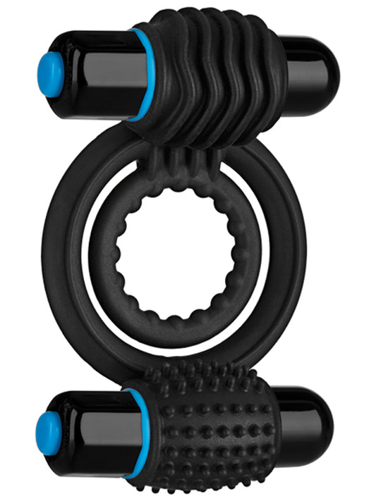 Vibrating Double C-Ring - Black Vibrating Double C-Ring - Black - UABDSM