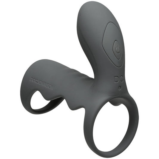 Vibrating Cock Cage With Wireless Remote - Grey Vibrating Cock Cage With Wireless Remote - Grey - UABDSM