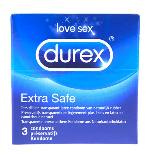 Durex Extra Safe x 3 Condoms Durex Extra Safe x 3 Condoms - UABDSM