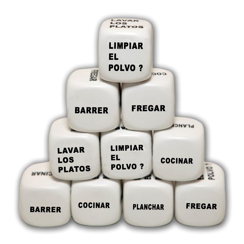 1 White Dice Stay at Home - UABDSM