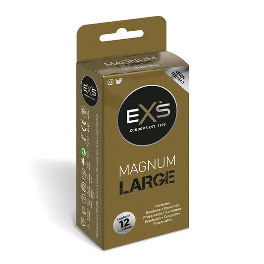 EXS Magnum Large Condoms 12 Pack EXS Magnum Large Condoms 12 Pack - UABDSM
