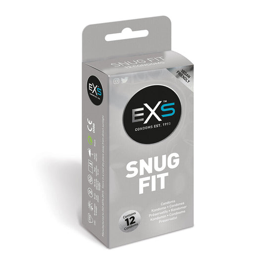 EXS Snug Closer Fitting Condoms 12 Pack EXS Snug Closer Fitting Condoms 12 Pack - UABDSM