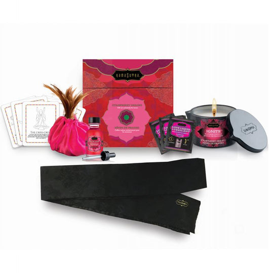 Kamasutra Treasure Trove Strawberry Massage Set Kamasutra Treasure Trove Strawberry Massage Set - UABDSM
