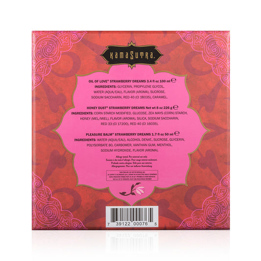 Kamasutra Treasure Trove Strawberry Massage Set - UABDSM