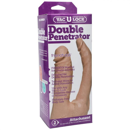 The Naturals® Vac-U-Lock - Double Penetrator - Double Dildo - UABDSM