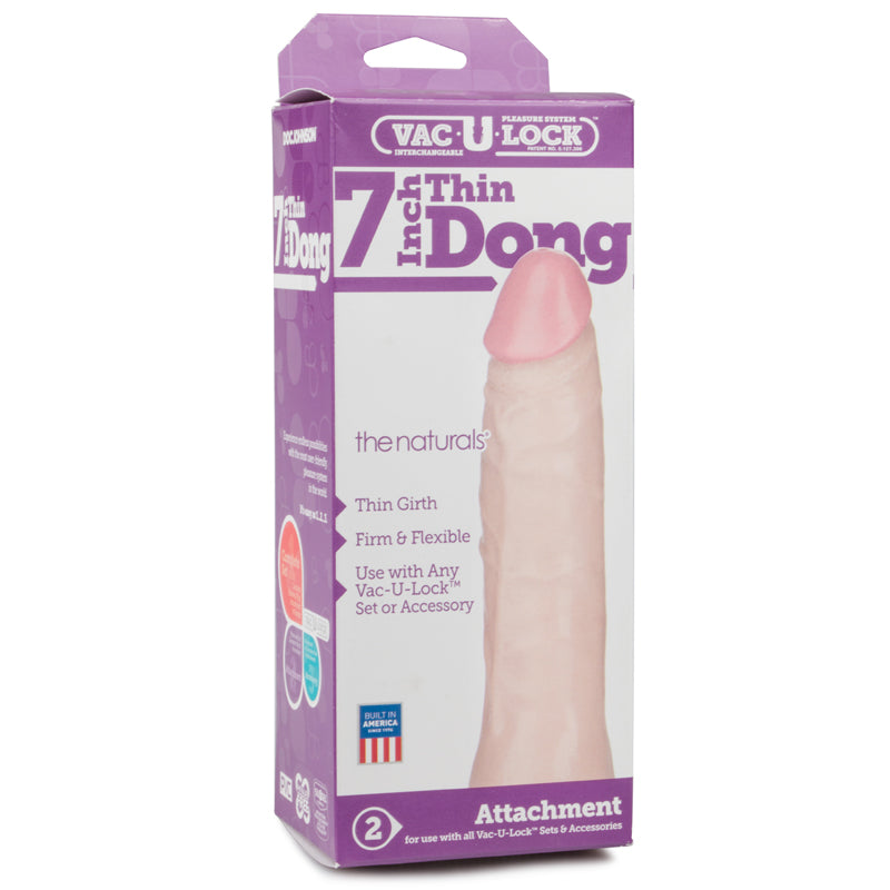 The Naturals® Vac-U-Lock Thin Dong - UABDSM