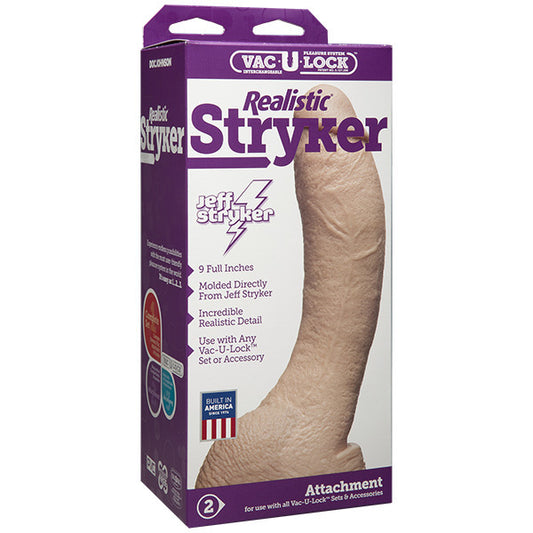 Vac-U-Lock Jeff Stryker Realistic Dildo Attachment - UABDSM