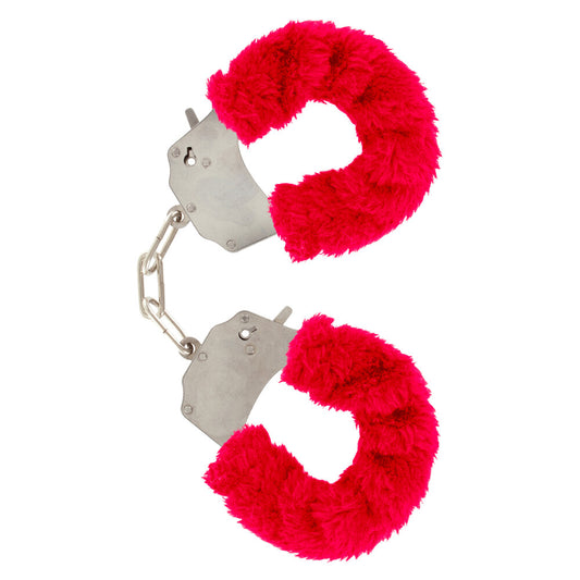 ToyJoy Furry Fun Wrist Cuffs Red ToyJoy Furry Fun Wrist Cuffs Red - UABDSM