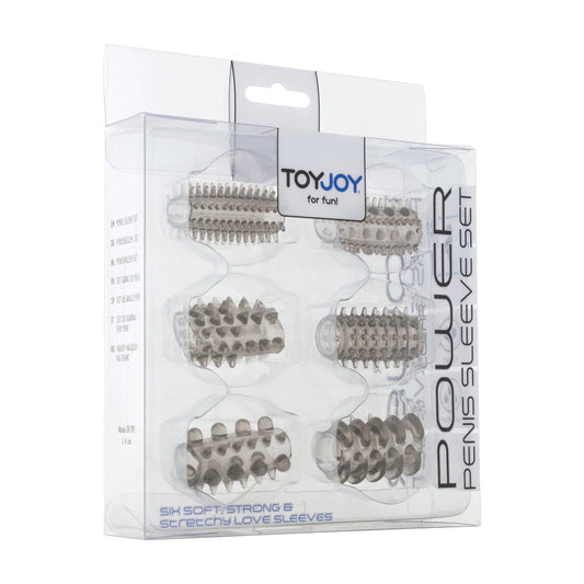 ToyJoy Power Penis Sleeve Set Grey - UABDSM