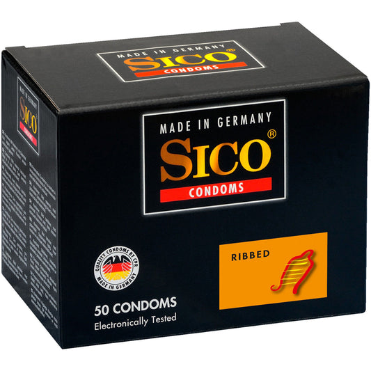 Sico Ribbed - 50 Condoms Sico Ribbed - 50 Condoms - UABDSM