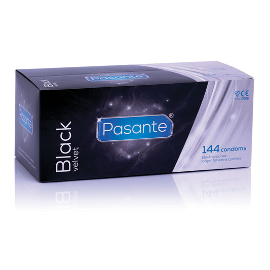 Pasante Black Velvet Condoms 144pcs Pasante Black Velvet Condoms 144pcs - UABDSM