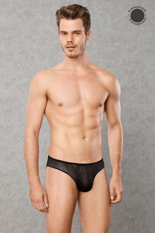 Transparent Mens Underwear - Black Transparent Mens Underwear - Black - UABDSM