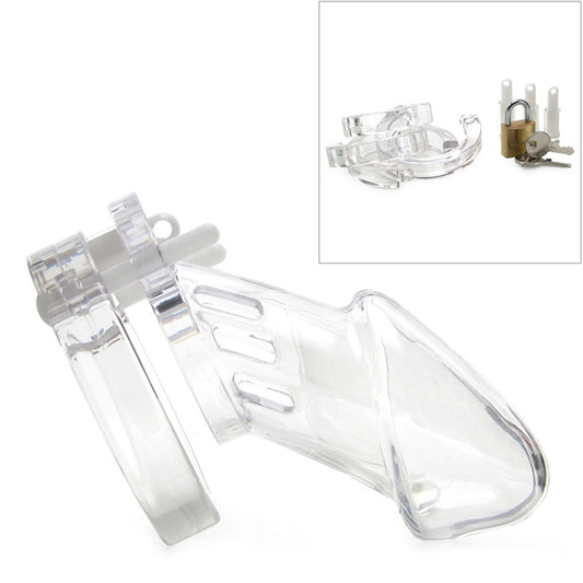 CB-6000 Chastity Cage - Clear - 37 Mm - UABDSM