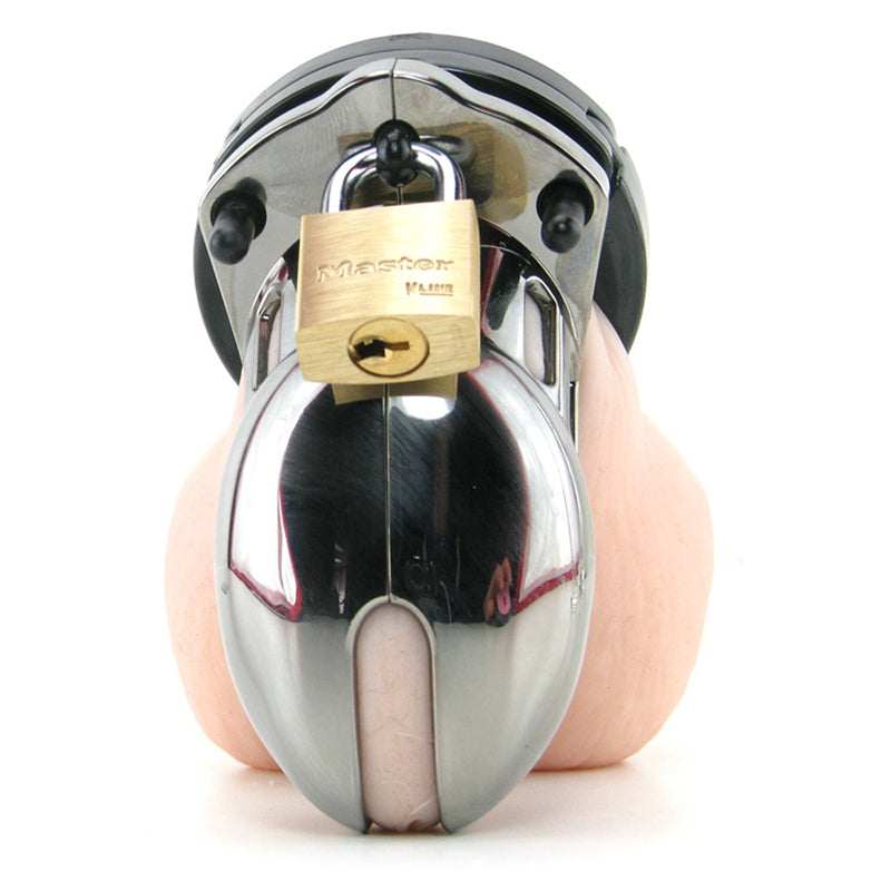 CB-6000S Chastity Cage - Chrome - 35 Mm - UABDSM