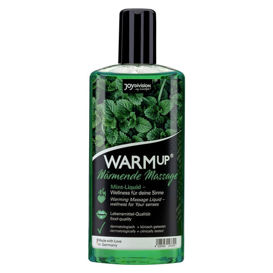 JoyDivision Warm Up Mint Massage Liquid 150ml JoyDivision Warm Up Mint Massage Liquid 150ml - UABDSM