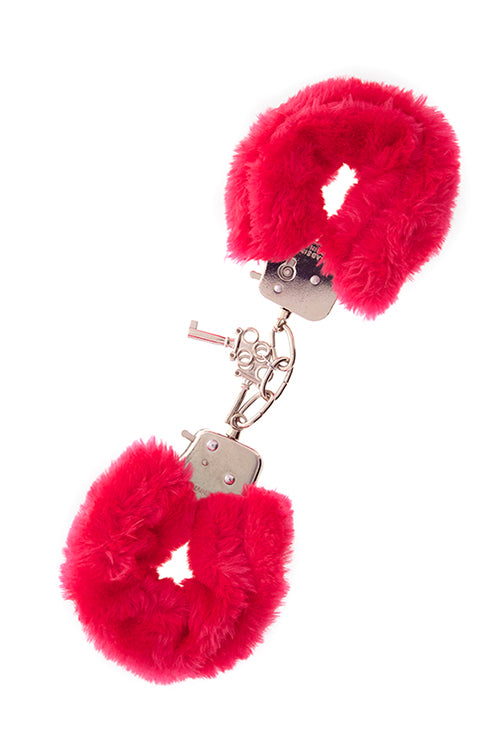 Dream Toys Handcuffs With Plush Red Dream Toys Handcuffs With Plush Red