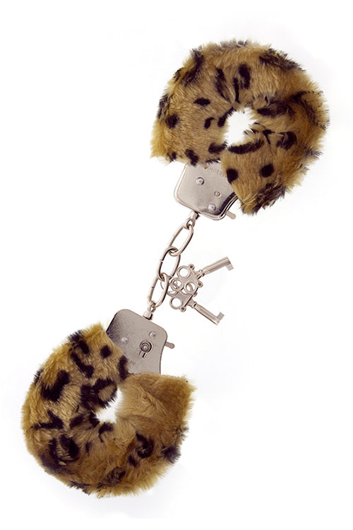 Dream Toys Handcuffs With Plush Leopard Dream Toys Handcuffs With Plush Leopard