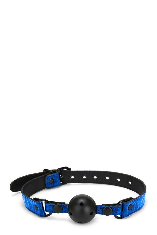 Whipsmart Diamond Ball Gag Blue Whipsmart Diamond Ball Gag Blue