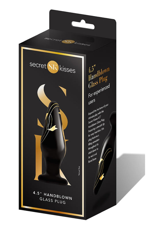 Secret Kisses 4.5 Handblown Wide Glass Plug