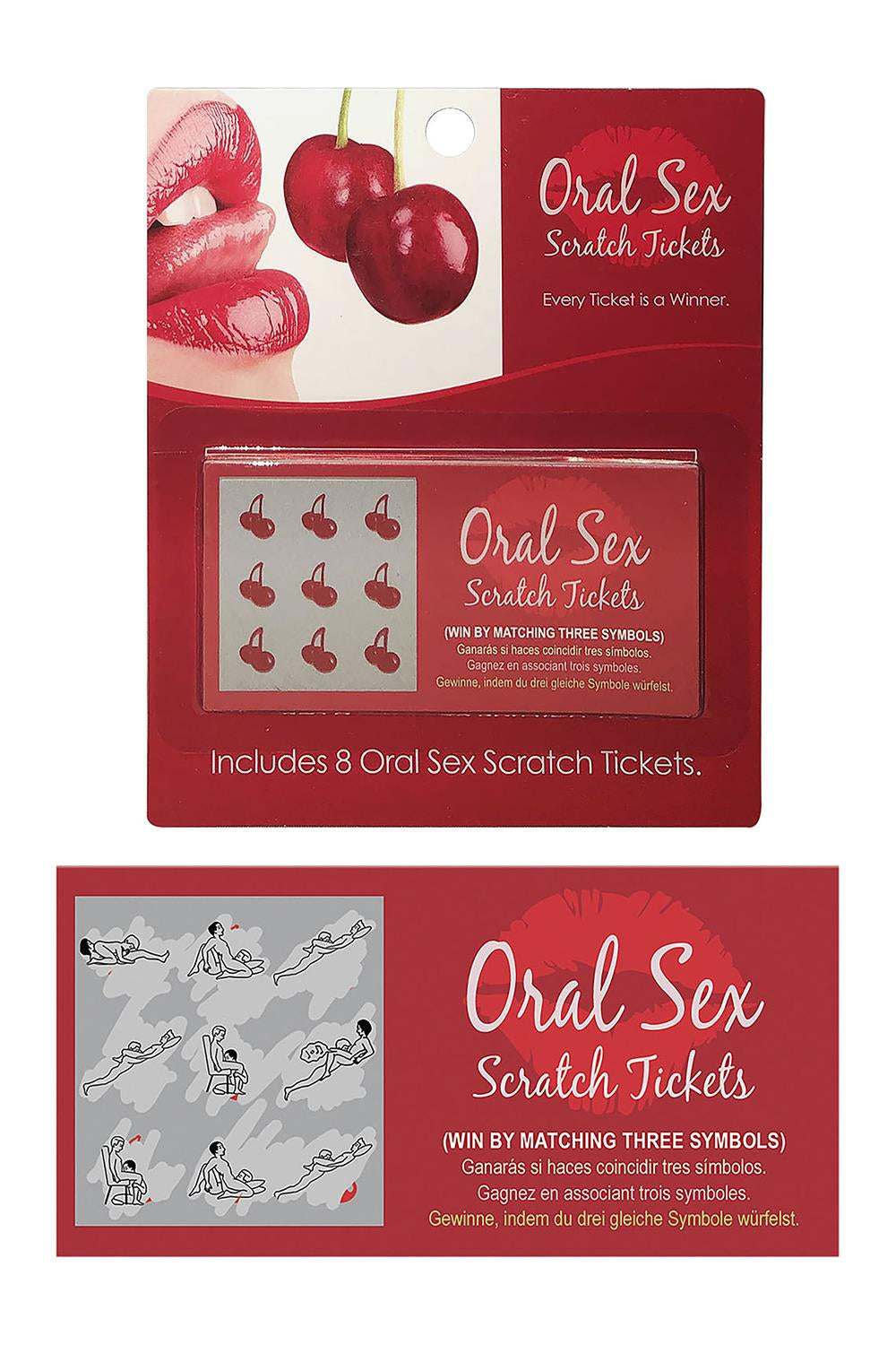 Oral Sex Scratch Tickets
