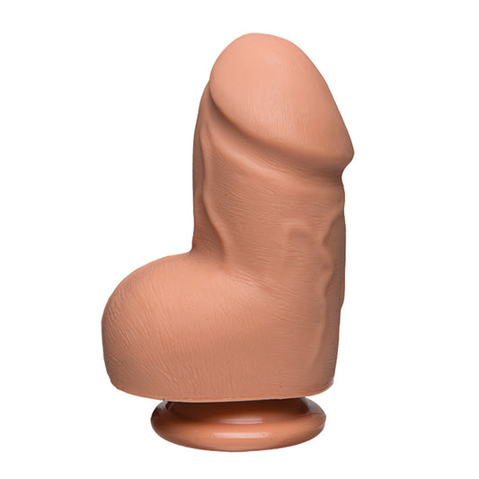 The D - Fat D 6 Inch Ultraskyn Vanilla Dildo With Balls The D - Fat D 6 Inch Ultraskyn Vanilla Dildo With Balls - UABDSM