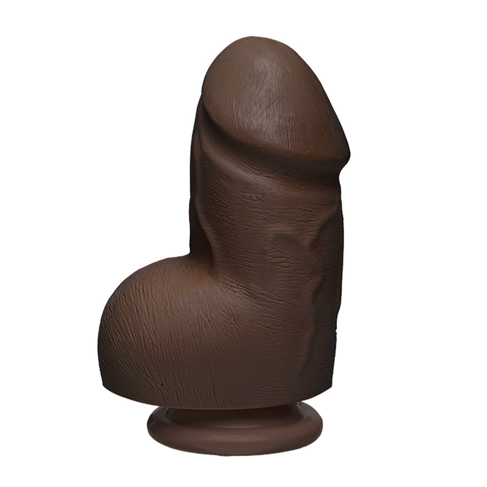The D - Fat D 6 Inch Chocolate Dildo With Balls - UABDSM
