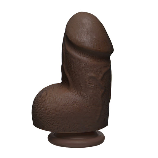 The D - Fat D 6 Inch Chocolate Dildo With Balls The D - Fat D 6 Inch Chocolate Dildo With Balls - UABDSM