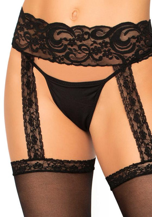 Sheer Thigh Highs - Black - UABDSM