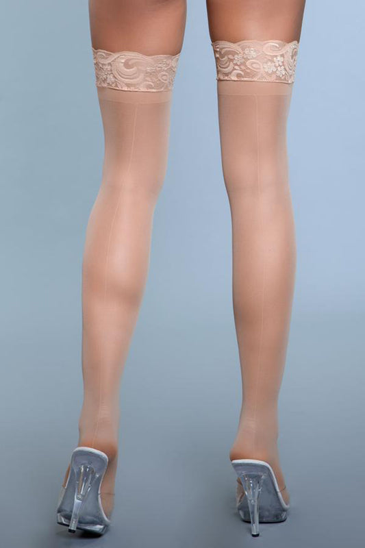 Keep A Secret Thigh High Stockings - Nude Keep A Secret Thigh High Stockings - Nude - UABDSM