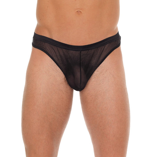Mens Black Mesh G-String Mens Black Mesh G-String - UABDSM