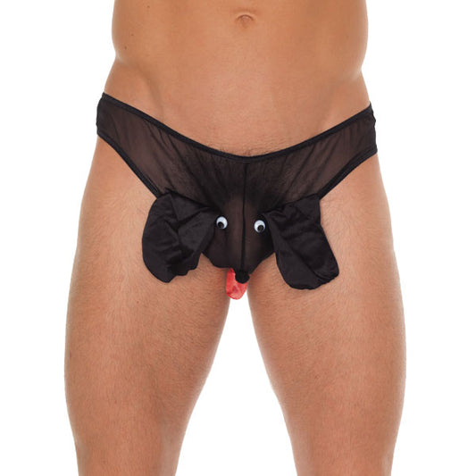 Mens Black Animal Pouch Mens Black Animal Pouch - UABDSM