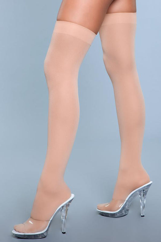 Thigh High Nylon Stockings - Nude Thigh High Nylon Stockings - Nude - UABDSM