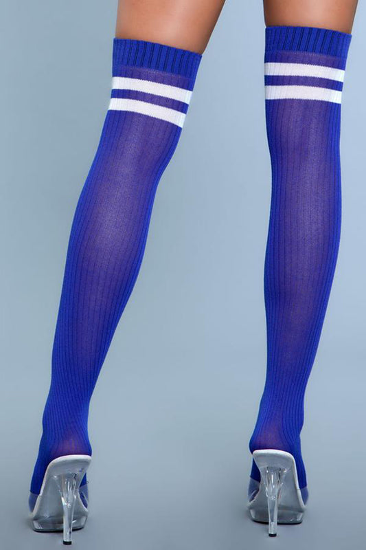 Going Pro Thigh High Stockings - Blue - UABDSM