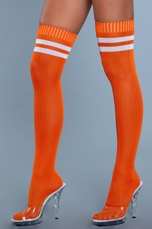Going Pro Thigh High Stockings - Orange Going Pro Thigh High Stockings - Orange - UABDSM