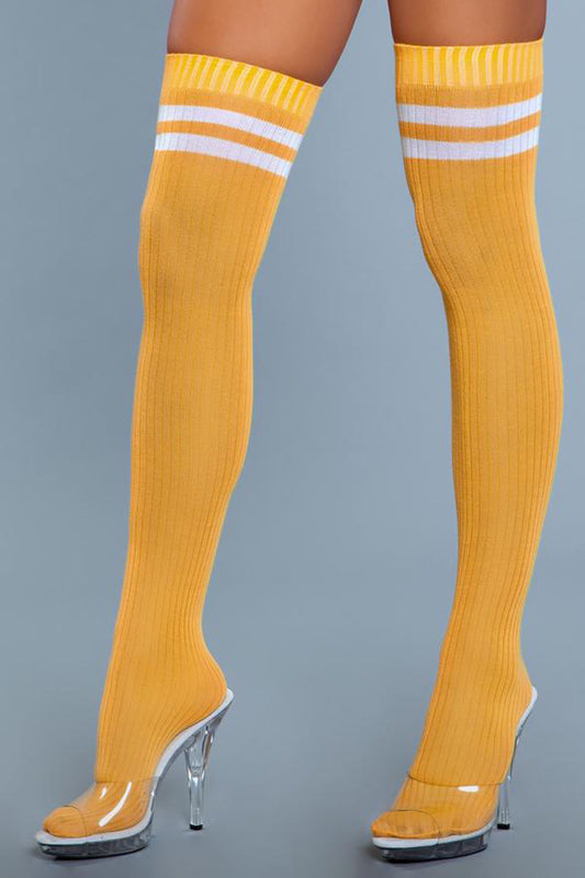 Going Pro Thigh High Stockings - Yellow Going Pro Thigh High Stockings - Yellow - UABDSM