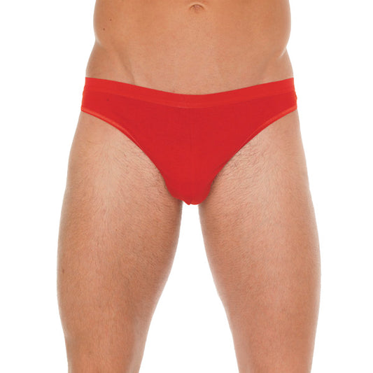 Mens Red Cotton G-String Mens Red Cotton G-String - UABDSM