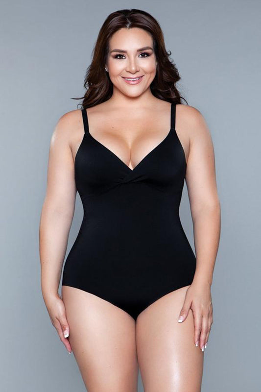What Waist Corrective Bodysuit - Black What Waist Corrective Bodysuit - Black - UABDSM