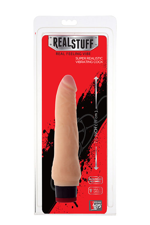 Realstuff 7.5inch Vibrator - Flesh