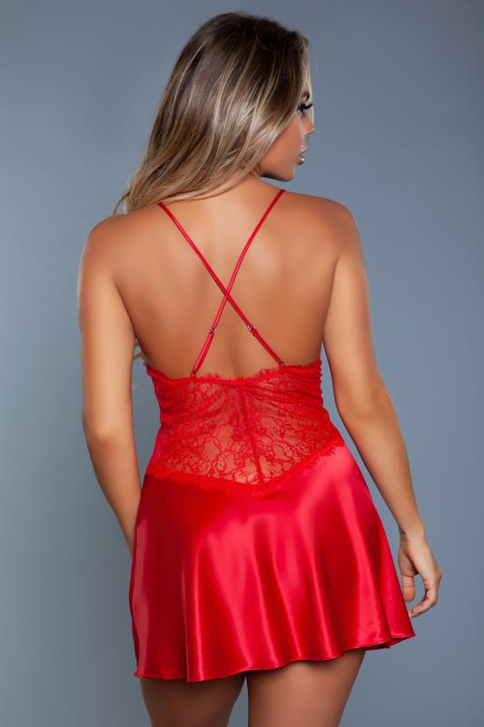 Carina Negligee - Red - UABDSM