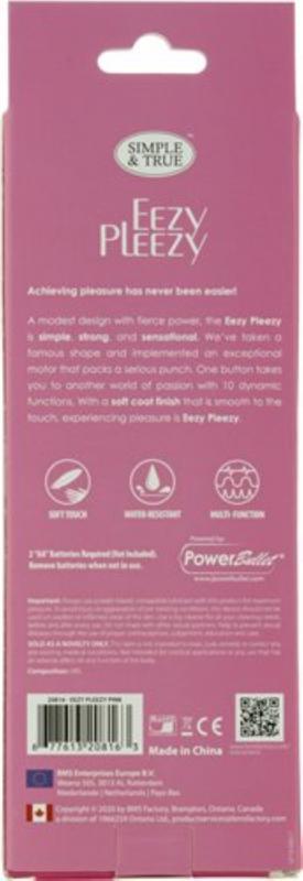 Eezy Pleezy Bullet Vibrator - Pink - UABDSM