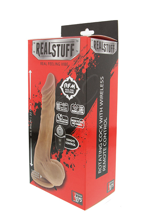 Realstuff 8.5inch Rotating Remote Vibe
