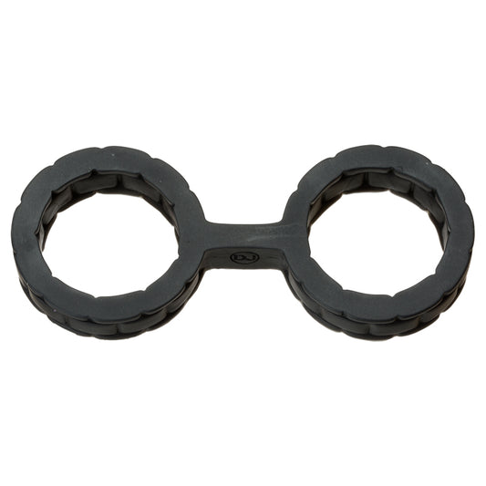 Japanese Bondage Silicone Handcuffs - Black Japanese Bondage Silicone Handcuffs - Black - UABDSM
