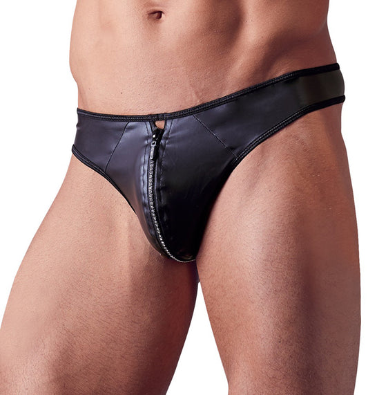 Mens G-string With Rhinestone Zip Mens G-string With Rhinestone Zip - UABDSM