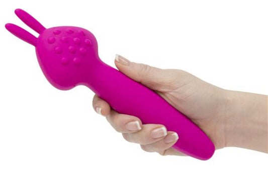 Vibez Rabbit Wand Vibrator - Pink - UABDSM