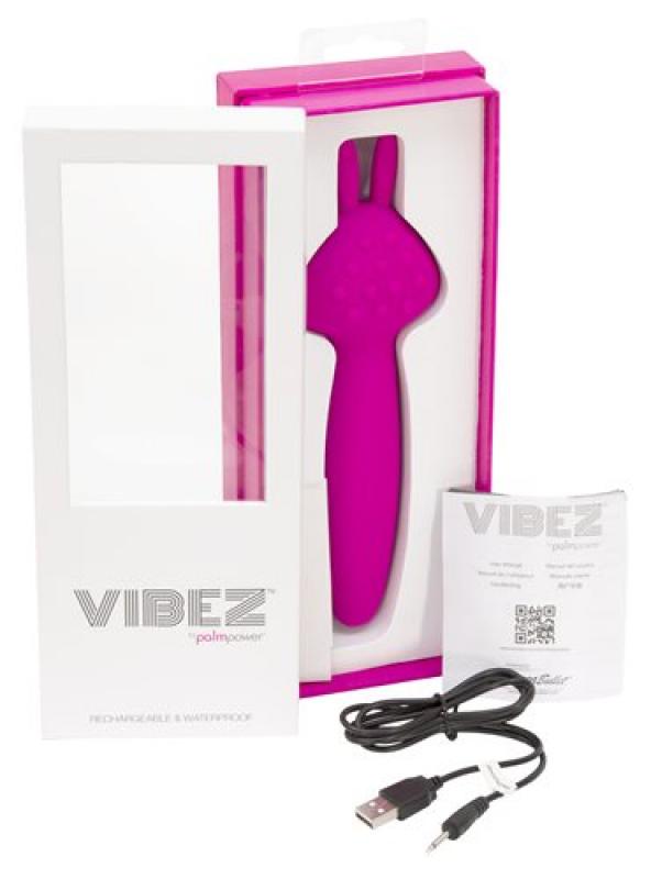 Vibez Rabbit Wand Vibrator - Pink - UABDSM